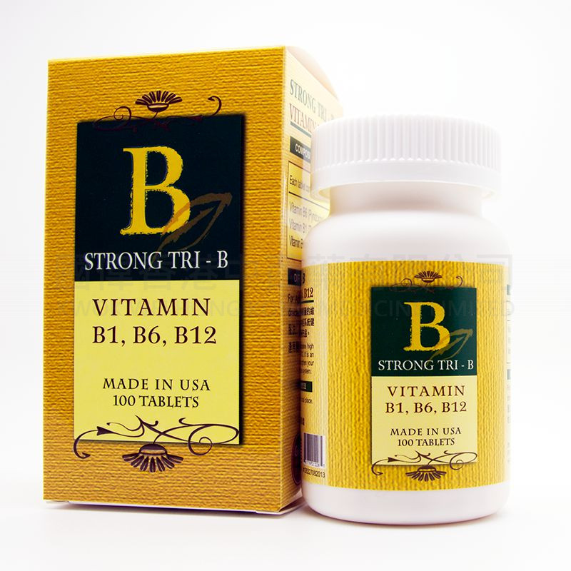 STRONG TRI-B 維他命B1-B6-B12 (100粒)