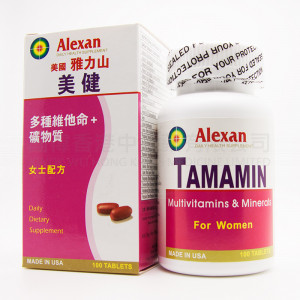 雅力山 美健多種維他命+礦物質女性專用配方 (100粒) 雅力山 美健多種維他命+礦物質女性專用配方 (100粒)
