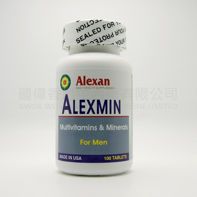 美國雅力山 力補多種維他命+礦物質男士配方 (100粒) 美國雅力山 力補多種維他命+礦物質男士配方 (100粒)