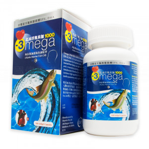Omega-3 Fish Oil 1000 softgels (100 softgels)