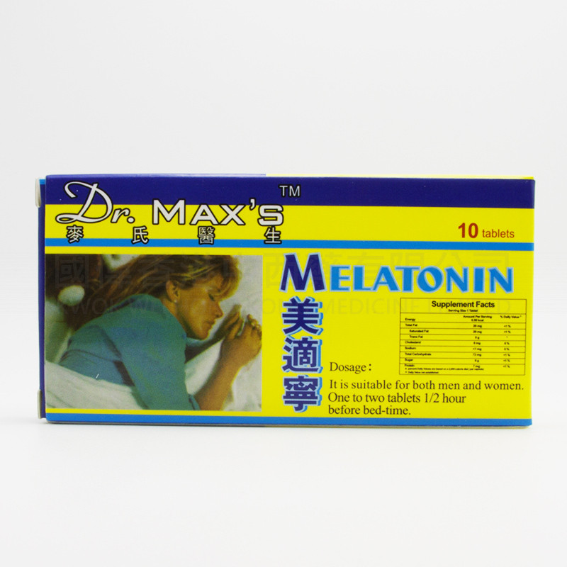 Dr. MAX'S MELATIONIN (10 tablets)