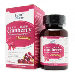 美國8度女性配方蔓越莓 (90粒) 美國8度女性配方蔓越莓 (90粒)
