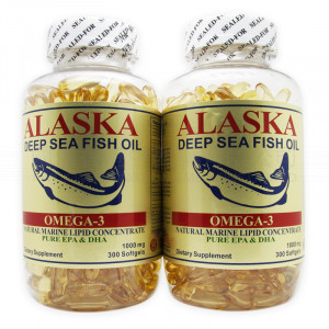 ALASKA Deep Sea Fish Oil (300 Softgels X 2)