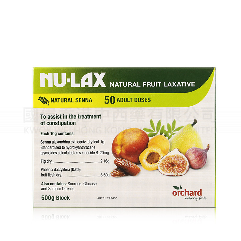 Nu-Lax fruit Laxative Block 500g