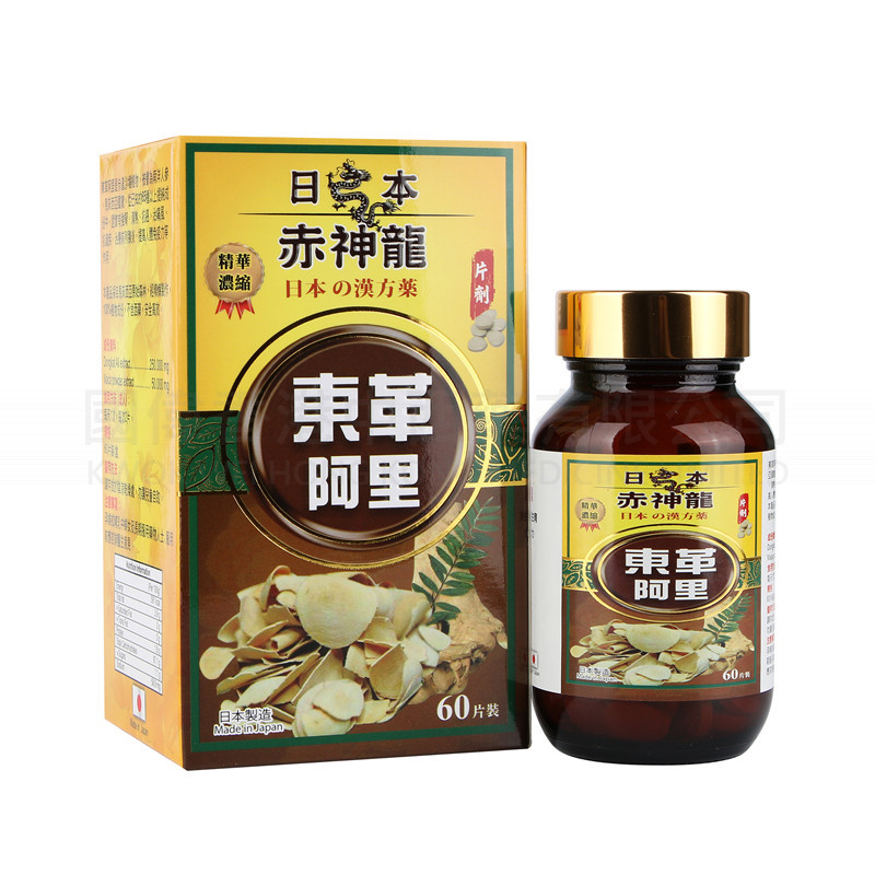日本赤神龍東革阿里60粒
