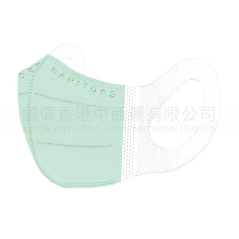 BANITORE DISPOSABLE 3D MEDICAL MASK (ADULT SIZE XS)(20PCS-RAINBOW FOUR COLORS)