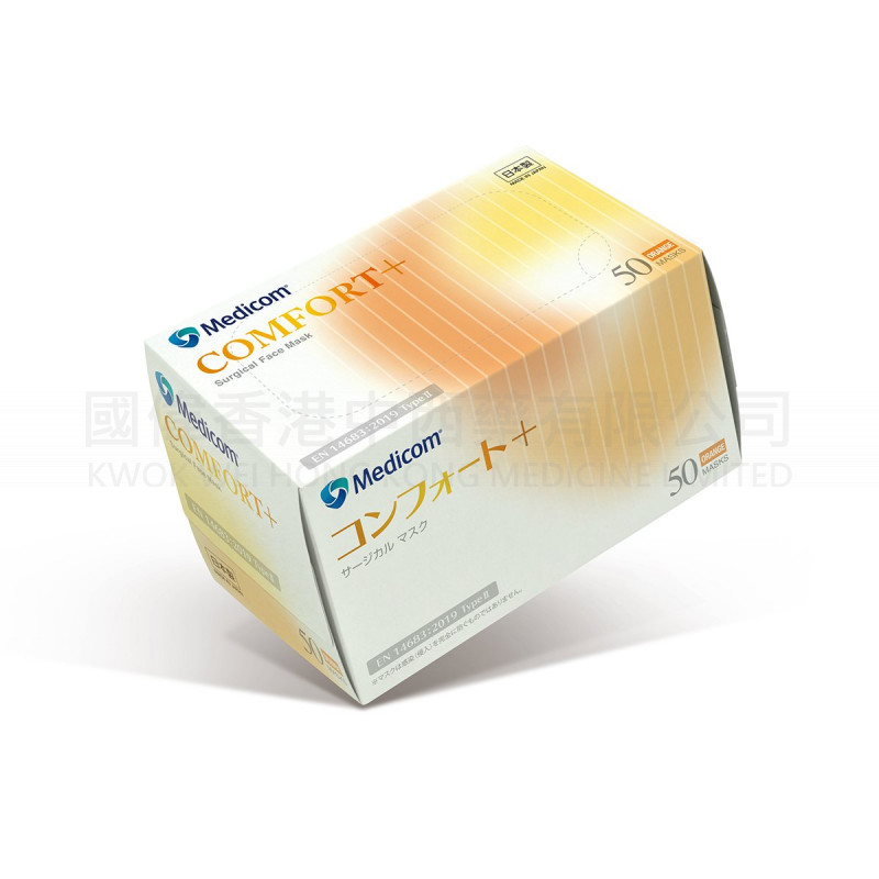 Medicom COMFORT+ Earloop Mask-Wide Earloop (Made in Japan) - 50pcs/ box