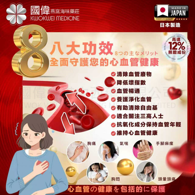 和漢雙囍救心丹 - 日本救心丹 50粒