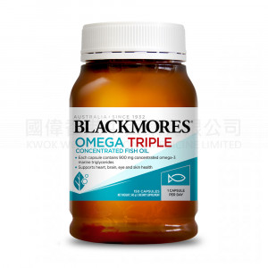 BLACKMORES - 三倍高濃度深海魚油 150粒 ⭐第二件半價⭐ BLACKMORES - 三倍高濃度深海魚油 150粒 ⭐第二件半價⭐