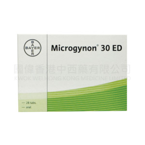 Bayer Microgynon 30 ED Contraceptive Pills (28 Tablets)